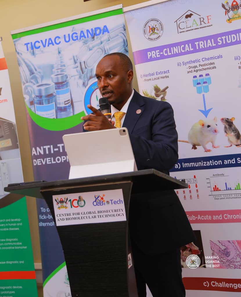 Science Minister Jonard Asiimwe